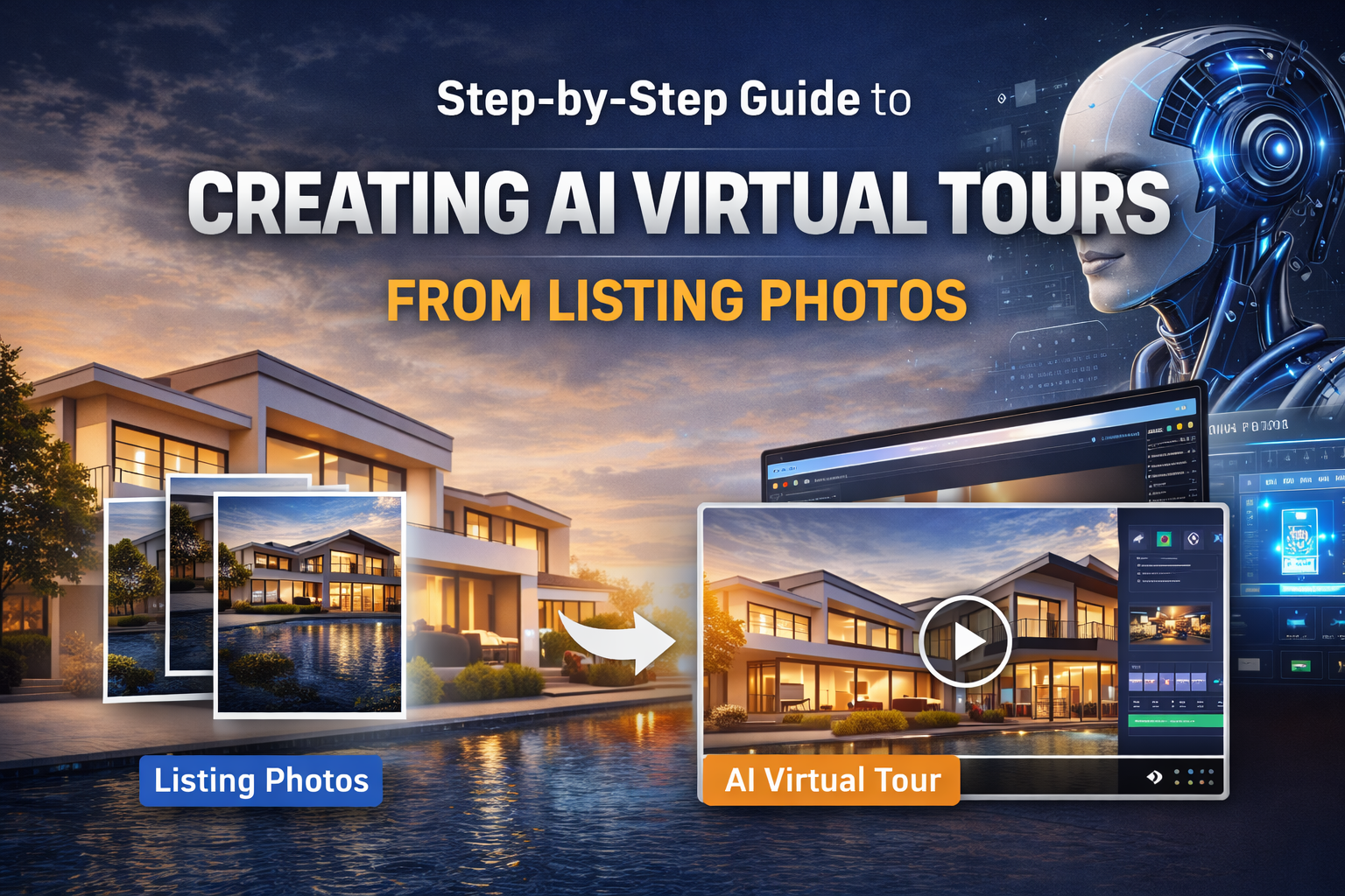Step-by-Step Guide to Creating AI Virtual Tours from Listing Photos
